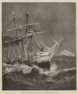 Pohjoisnavan tutkimusretkikunnan paluu, HMS Alert Homeward Bound (Kotiinpäin suuntautuva matka)