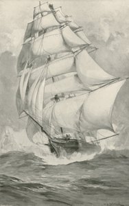 Tea-Clippers Racing Kiinasta Thamesille tekijältä William Heysham Overend