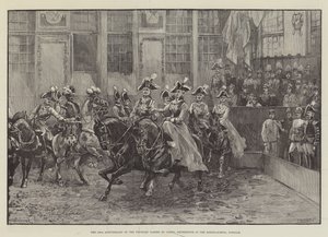Preussian Gardes du Corpsin 150-vuotisjuhla, Reiterfeste in the Riding-school, Potsdam
