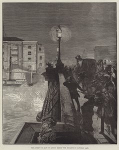Yritys räjäyttää London Bridge dynamiitilla lauantaina tekijältä William Heysham Overend