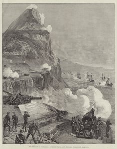The Defense of Gibraltar, Combined Naval and Military Operations, 13. maaliskuuta