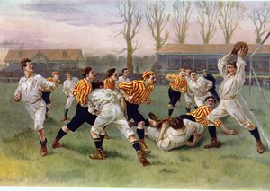 Jalkapallo-ottelu, 1890