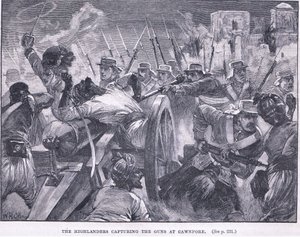 Ylämaalaisten joukkojen valloitus Cawnporessa 1857 jKr.