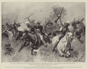 Matabili-insurrection, Afrikandersin hyökkäys Colenbranderin maatilan taistelussa, 25. huhtikuuta, Yksi luonnon kosketus tekee koko maailmasta sukulaisen; Britit ja buurit yhdistyvät puolustamaan vaimojaan