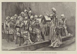 Pompadour-yhtye Kukkamaskeissa, Grande Fete Francaise