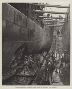 Torpedokokeet Portsmouthissa, vaurioita HMS Resistancen satamapuolelle