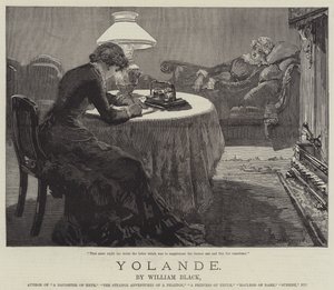 Yolande, kirjoittanut William Black