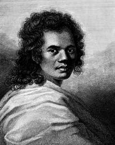 Omai, kaiverrus J. Caldwall, 1777 tekijältä William Hodges