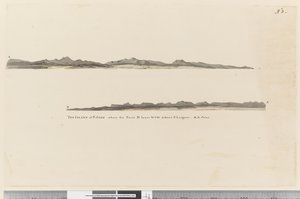 Page 3 Kap Verden saaren St. Jagon saaren profiili. Nimellä The Island of St Jago, jossa piste D kantaa WSW kaukaisia 3 liigaa. AA liittyy