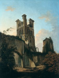 "Llanthony Abbeyn rauniot", 1764-1797 tekijältä William Hodges