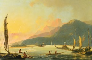 Tahitian War Galeys Matavai Bayssä, Tahitissa