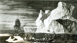 Jääsaaret 9. tammikuuta 1773, kaiverrus B. T. Pouney, 31. helmikuuta 1777