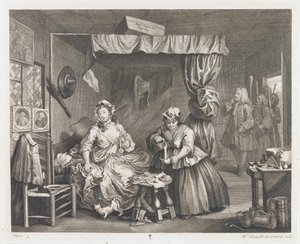 Porton putoaminen, suunniteltu 1732, painettu 1744 Lloyd Spencerin lahja (etsaus ja kaiverrus) tekijältä William Hogarth