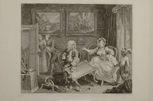 Porton vaiheita: laatta 2 tekijältä William Hogarth