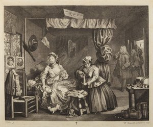 Porton tie, laatta 3 tekijältä William Hogarth