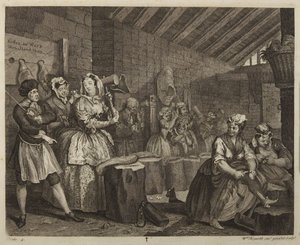 Porton tie, laatta 4 tekijältä William Hogarth