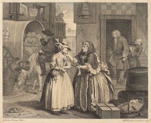 Porton edistyminen: pl.1 tekijältä William Hogarth