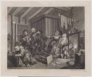 Porton edistyminen, levy 5 tekijältä William Hogarth