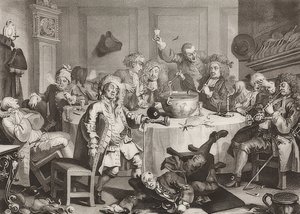 Keskiyön moderni keskustelu. 1733