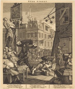 Beer Street tekijältä William Hogarth