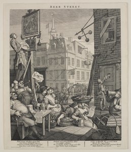 Beer Street tekijältä William Hogarth