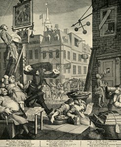 Beer Street, 1751, 1925. tekijältä William Hogarth