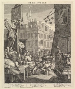 Beer Street, 4. helmikuuta 1751. tekijältä William Hogarth
