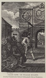 Calais Gate tekijältä William Hogarth