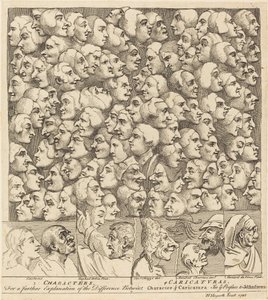 Hahmot ja karikatuurit tekijältä William Hogarth