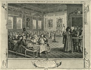 Kaupungin juhla, 1747, 1925. tekijältä William Hogarth