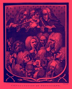 William Hogarthin lääkärien konsultaatio tekijältä William Hogarth