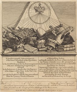 Kruunuja, hiiriä, nukkeja jne. tekijältä William Hogarth