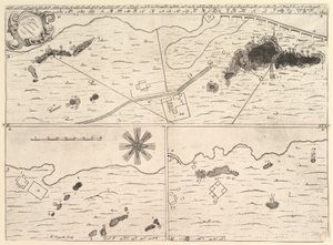 Fodina ferrea Danmorensis - Tanskalainen rautakaivos Aubry de La Mottrayes kulkee..., 1723-24. tekijältä William Hogarth