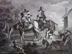 Etukappale Samuel Butlerin Hudibrasille tekijältä William Hogarth