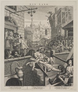 Gin Lane tekijältä William Hogarth
