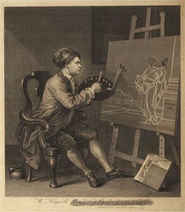 Hogarth maalaa komiikan muusaa tekijältä William Hogarth
