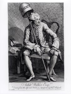 John Wilkes (1727-97) 1763 tekijältä William Hogarth