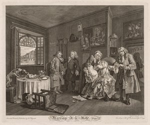 Avioliitto à la Mode: Kreivitärten kuolema tekijältä William Hogarth