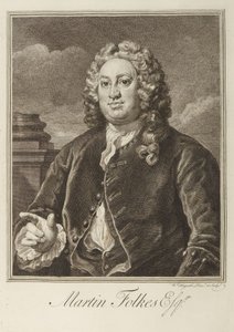 Martin Folkes tekijältä William Hogarth