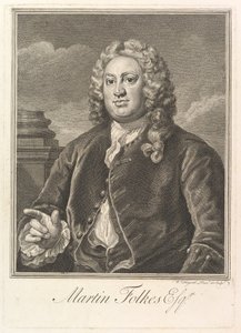 Martin Folkes, 1742. tekijältä William Hogarth