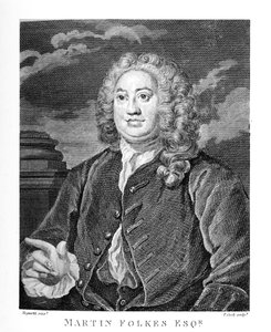 Martin Folkes esq. Kirjailija: William Hogarth tekijältä William Hogarth