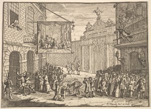 Naamiaiset ja oopperat, 1724. tekijältä William Hogarth
