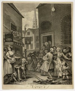 Keskipäivä, levy kaksi elokuvasta The Four Times of Day tekijältä William Hogarth