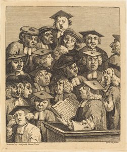 Tutkijat luennossa tekijältä William Hogarth