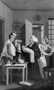 William Hogarthin toinen etukappale Tristram Shandylle tekijältä William Hogarth