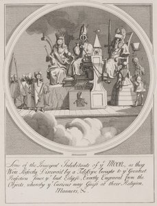 Jotkut kuun tärkeimmistä asukkaista: kuninkaallinen valtio, piispakunta ja laki tekijältä William Hogarth