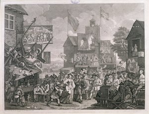 Southwarkin messut tekijältä William Hogarth