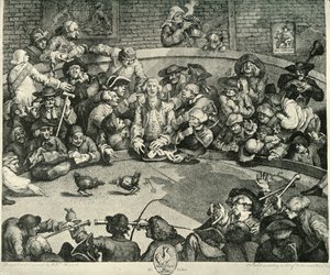 Urheilu 1700-luvulla, c1720-1764, 1925. tekijältä William Hogarth