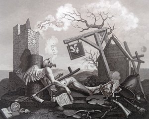 Tail-Piece tai Bathos tekijältä William Hogarth