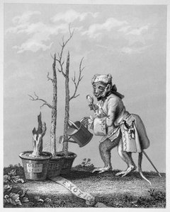 Tail, Piece to the Artists -luettelo, 1761 tekijältä William Hogarth